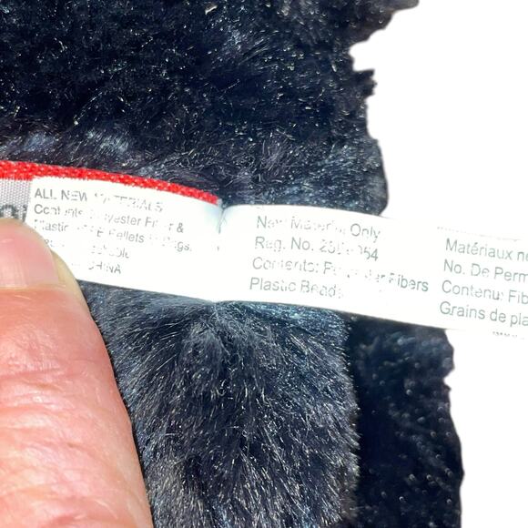 Douglas Charcoal Black Bear Cub Plush Stuffed Animal Toy 10" Nursery Shower Gift - Picture 10 of 13